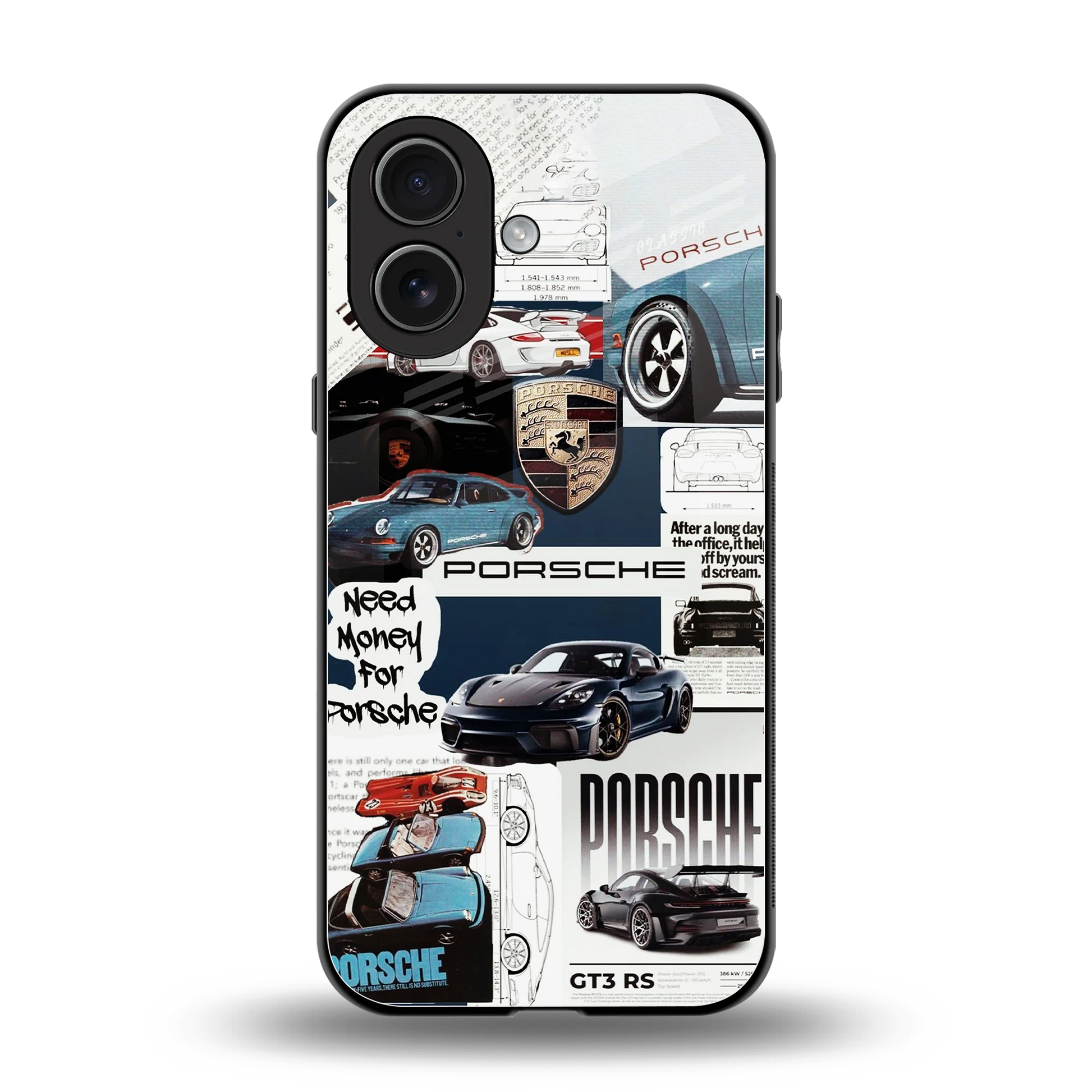 Fund My Ride back phone cover | glass case for iphone 17