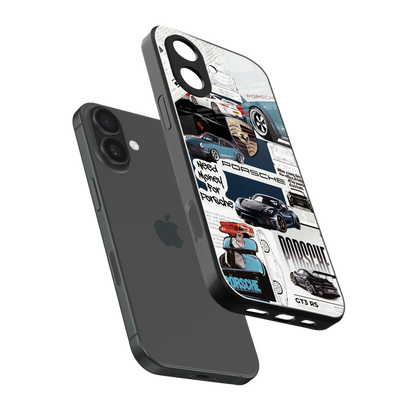 Fund My Ride sleek iphone 17 cover with tempered glass back and TPU edges