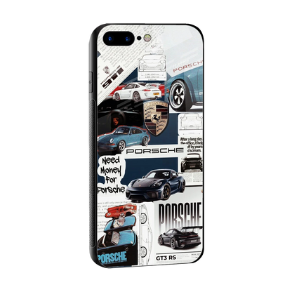 Fund My Ride sleek iphone 7 plus cover with tempered glass back and TPU edges