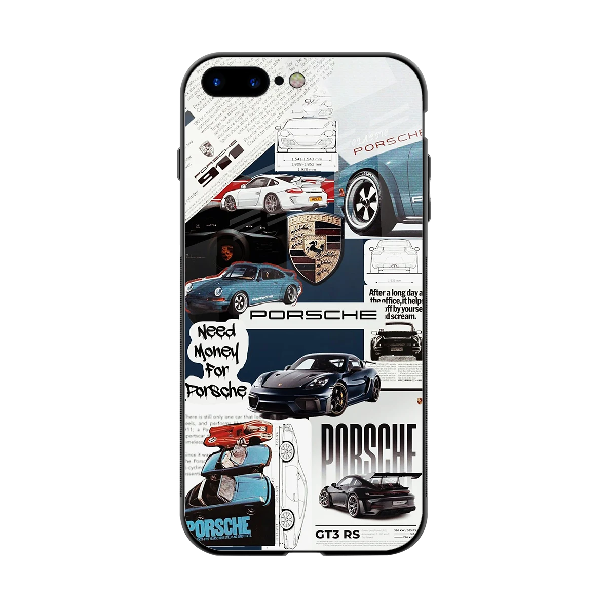 Fund My Ride back phone cover | glass case for iphone 7 plus