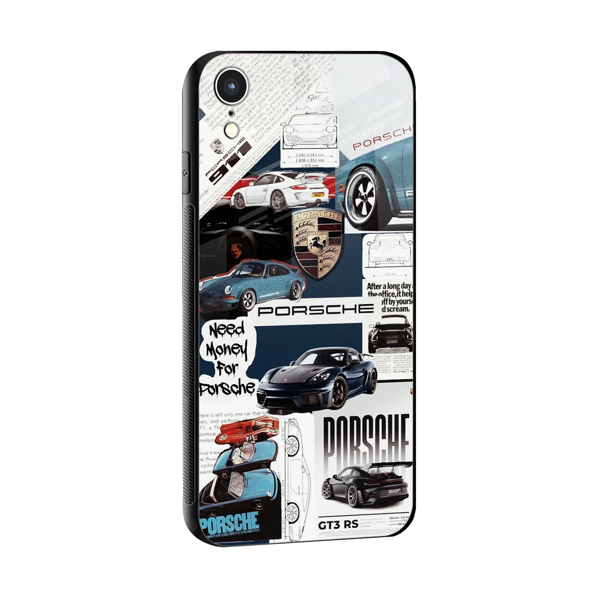 Fund My Ride sleek iphone xr cover with tempered glass back and TPU edges