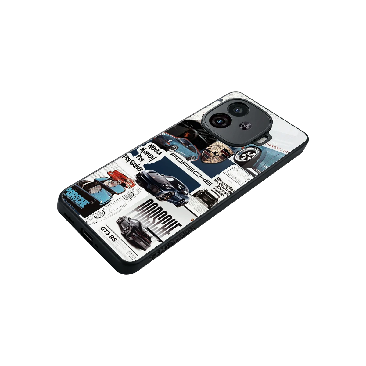 Fund My Ride stylish phone case for iqoo neo 10r 5g | glossy glass and slim fit