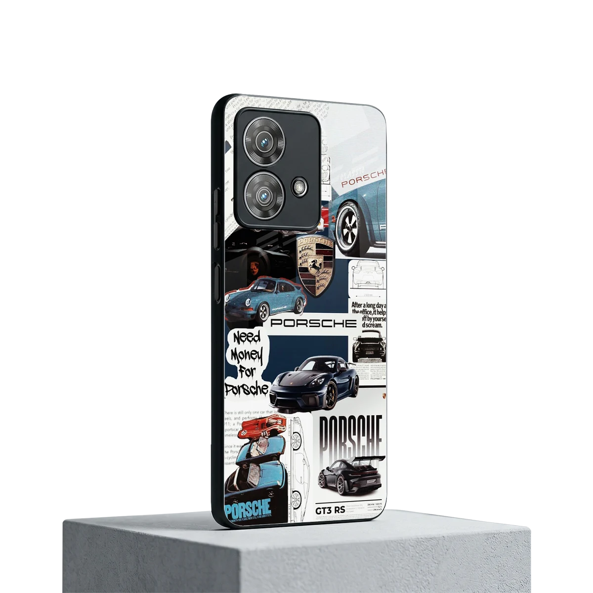 Fund My Ride motorola edge 40 neo 5g mobile cover | shockproof glass phone case
