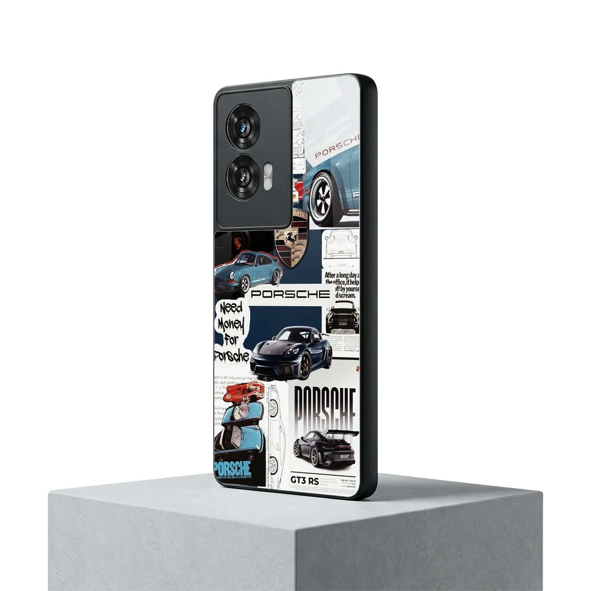 Fund My Ride motorola edge 50 fusion mobile cover | shockproof glass phone case
