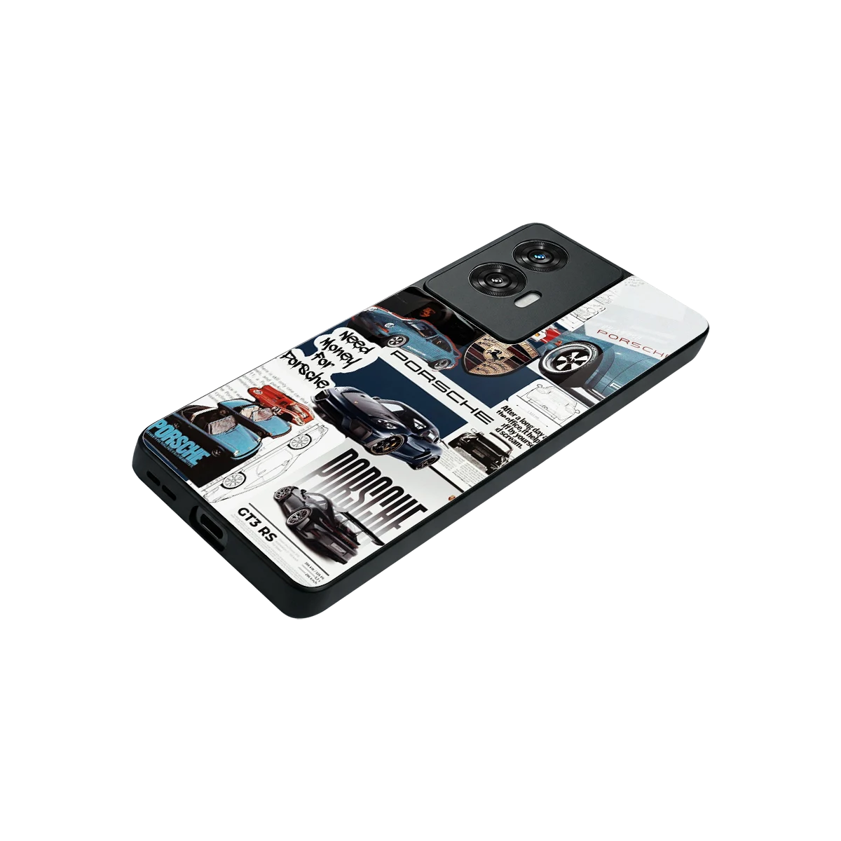 Fund My Ride stylish phone case for motorola edge 50 fusion | glossy glass and slim fit