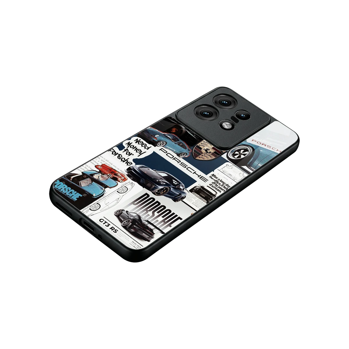 Fund My Ride stylish phone case for motorola edge 50 pro | glossy glass and slim fit