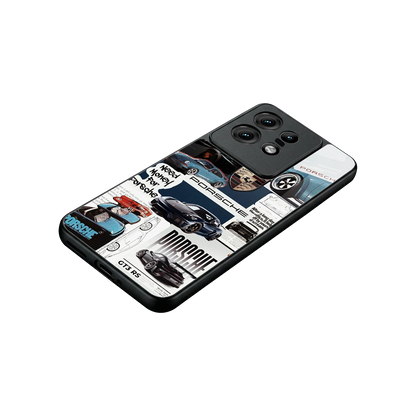 Fund My Ride stylish phone case for motorola edge 50 pro | glossy glass and slim fit