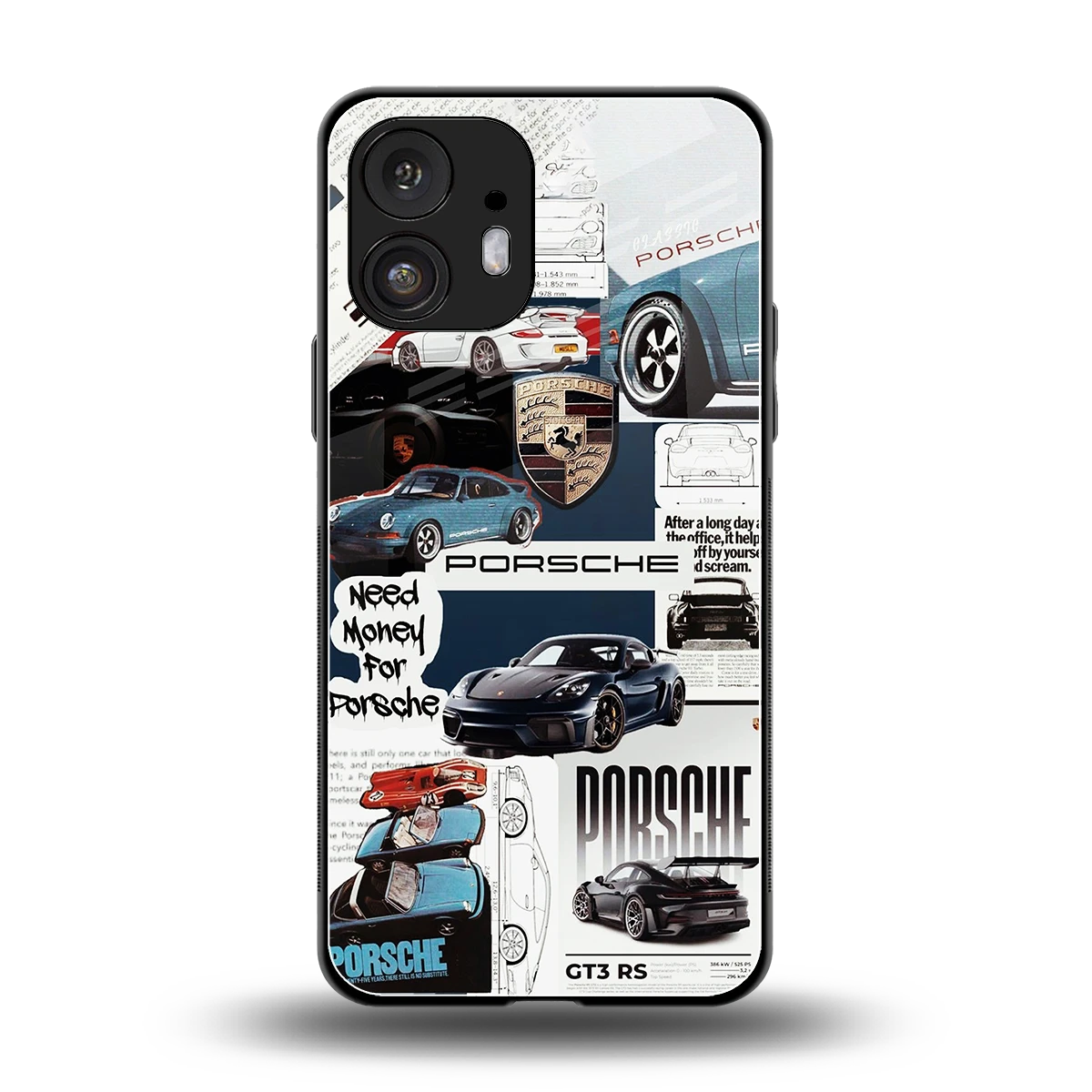 Fund My Ride back phone cover | glass case for nothing phone 2