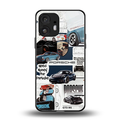 Fund My Ride back phone cover | glass case for nothing phone 2