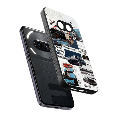 Fund My Ride sleek nothing phone 2a plus cover with tempered glass back and TPU edges