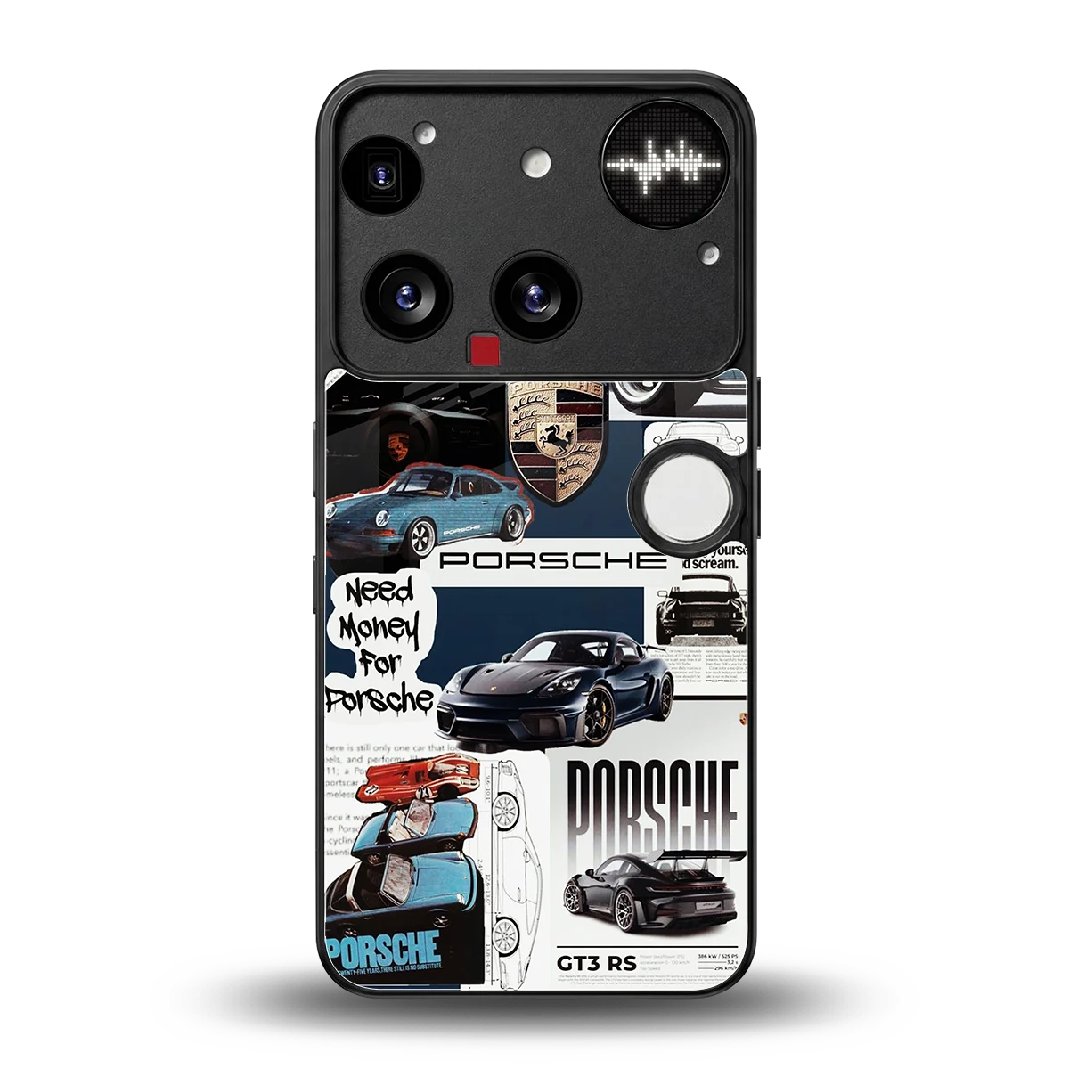 Fund My Ride back phone cover | glass case for nothing phone 3