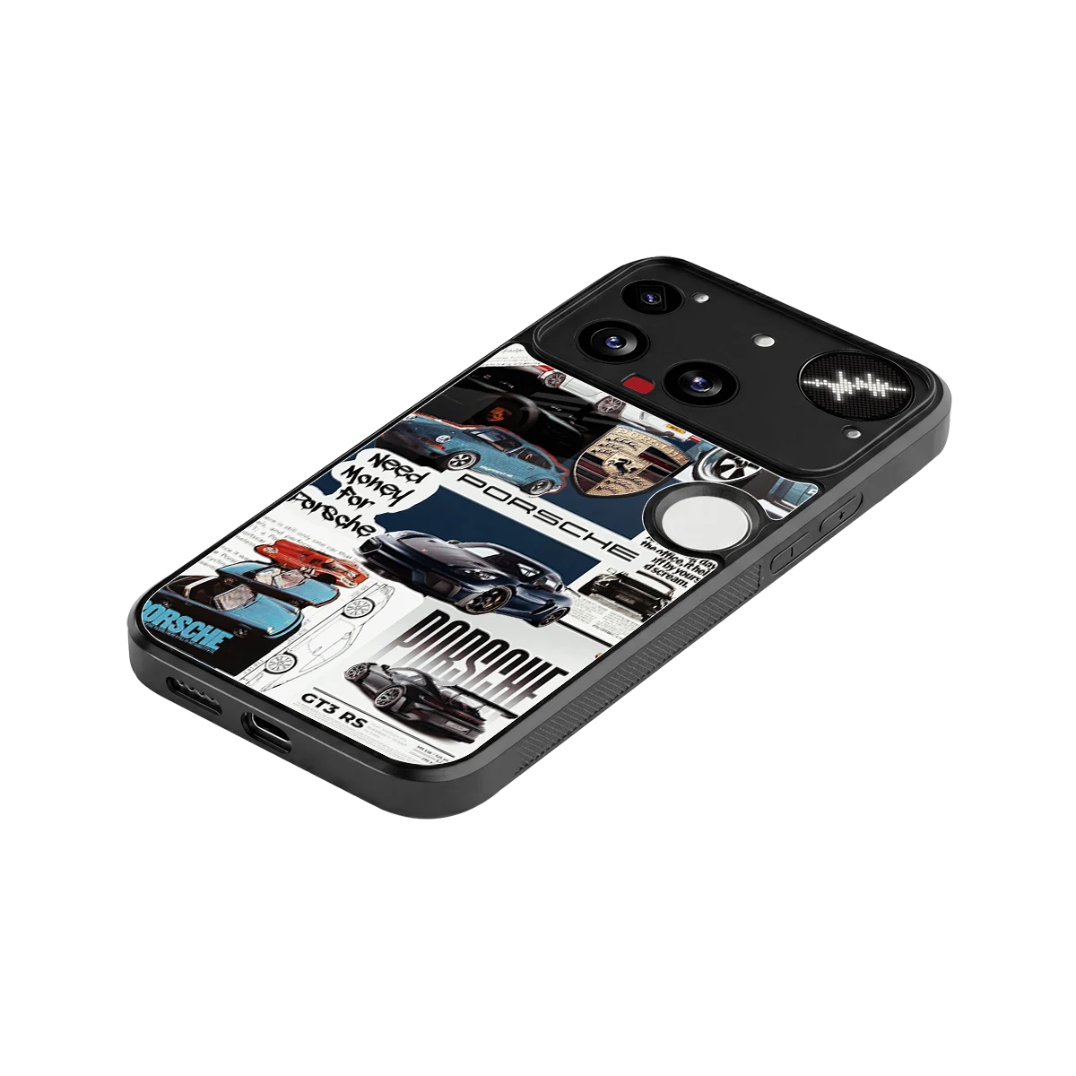 Fund My Ride stylish phone case for nothing phone 3 | glossy glass and slim fit