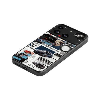 Fund My Ride stylish phone case for nothing phone 3 | glossy glass and slim fit