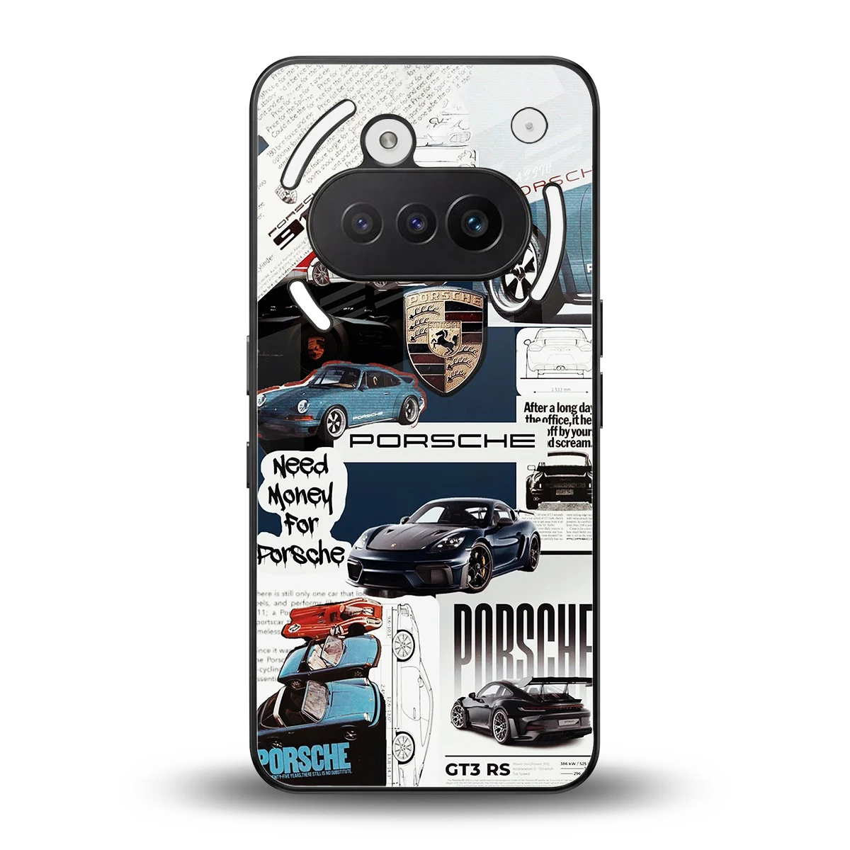 Fund My Ride back phone cover | glass case for nothing phone 3a