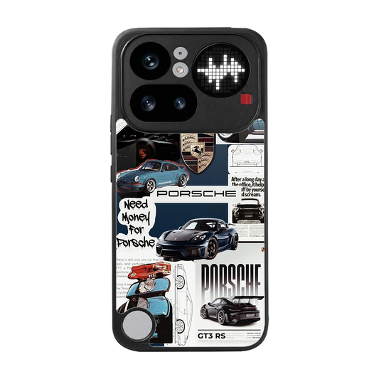 Fund My Ride back phone cover | glass case for nothing phone 4a pro