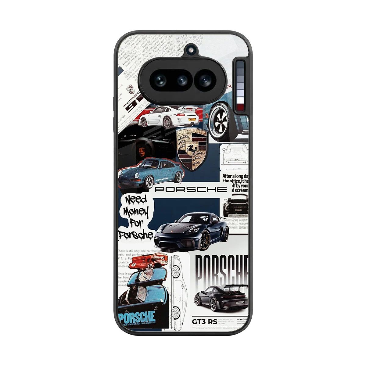 Fund My Ride back phone cover | glass case for nothing phone 4a