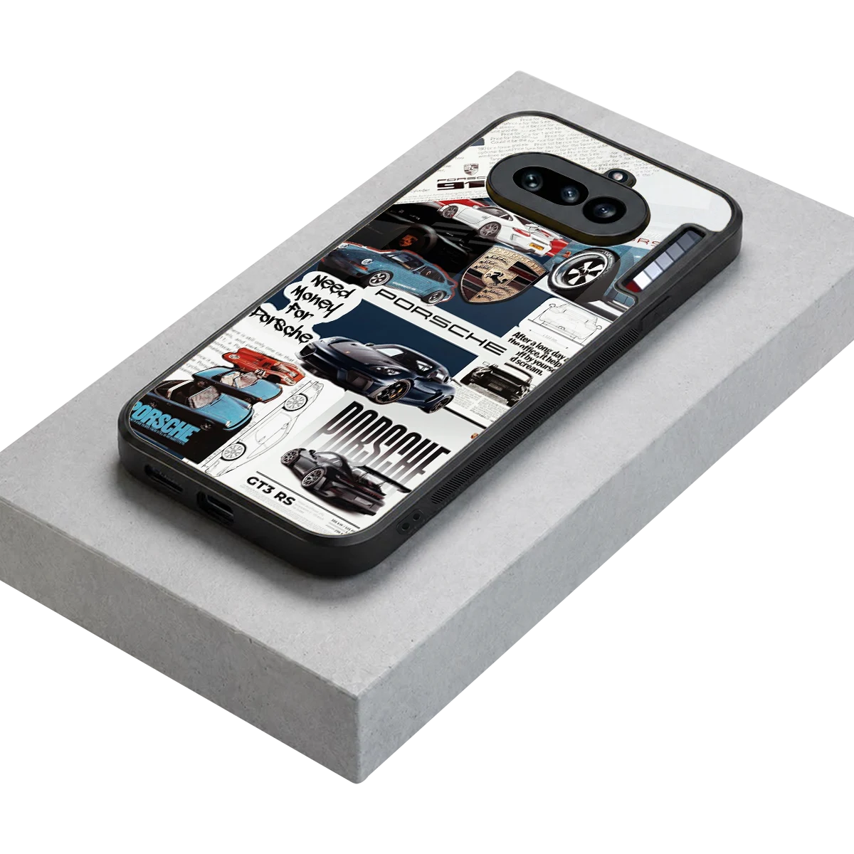 Fund My Ride stylish phone case for nothing phone 4a | glossy glass and slim fit