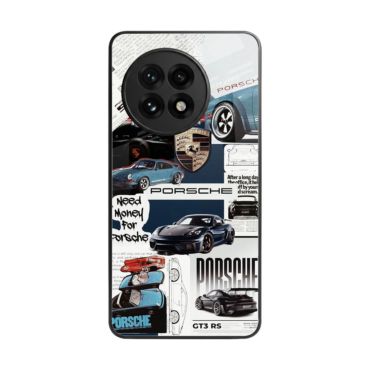 Fund My Ride back phone cover | glass case for oneplus 13r