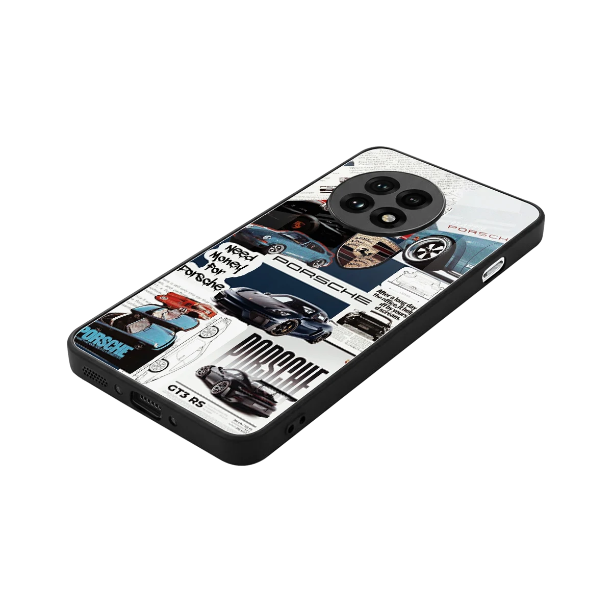 Fund My Ride stylish phone case for oneplus 13r | glossy glass and slim fit