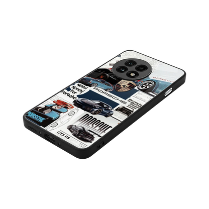 Fund My Ride stylish phone case for oneplus 13r | glossy glass and slim fit