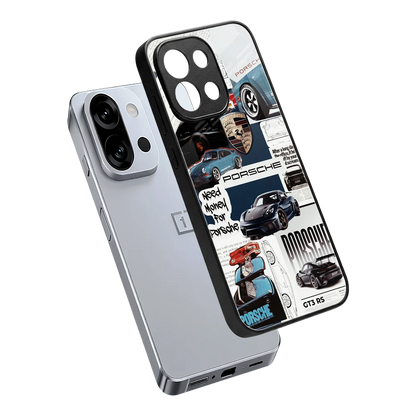 Fund My Ride sleek oneplus 13s cover with tempered glass back and TPU edges