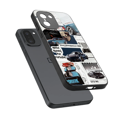 Fund My Ride sleek oneplus 15r cover with tempered glass back and TPU edges
