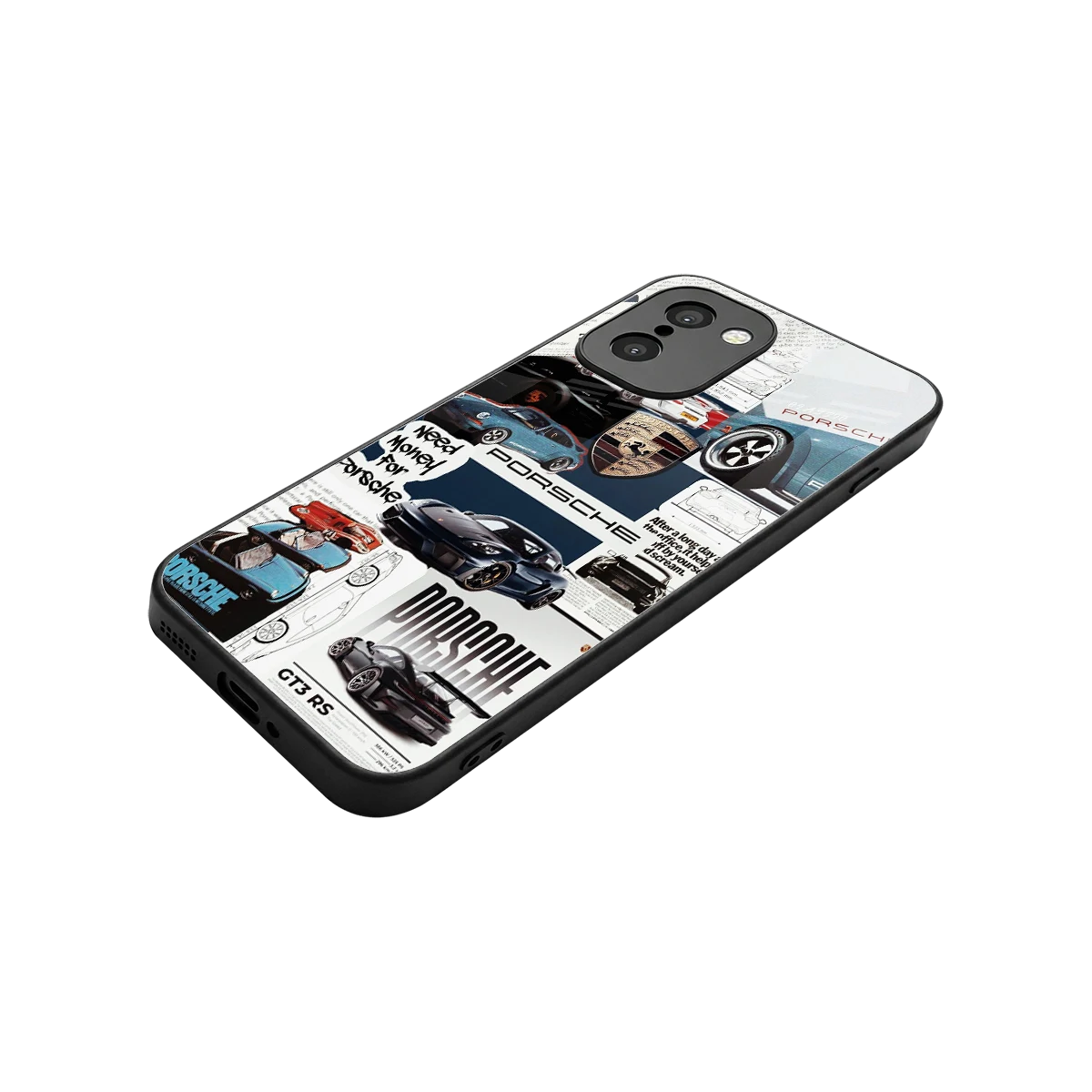 Fund My Ride stylish phone case for oneplus 15r | glossy glass and slim fit