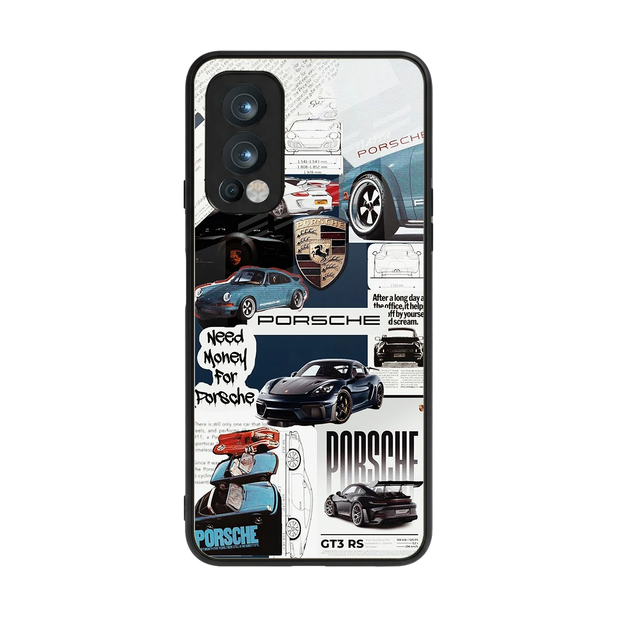 Fund My Ride back phone cover | glass case for oneplus nord 2