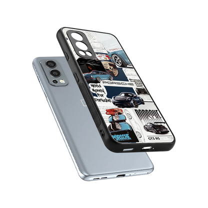 Fund My Ride sleek oneplus nord 2 cover with tempered glass back and TPU edges