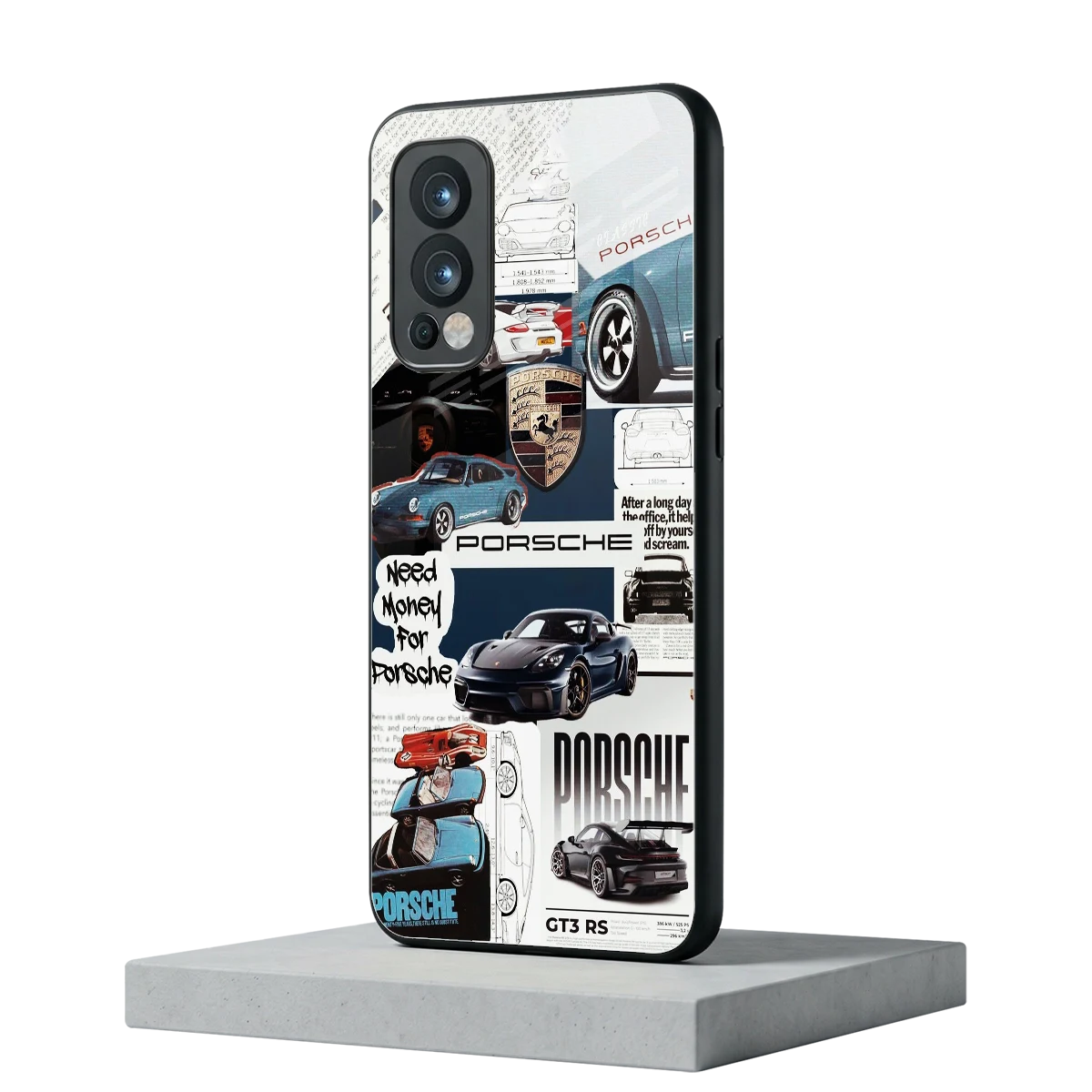 Fund My Ride oneplus nord 2 mobile cover | shockproof glass phone case