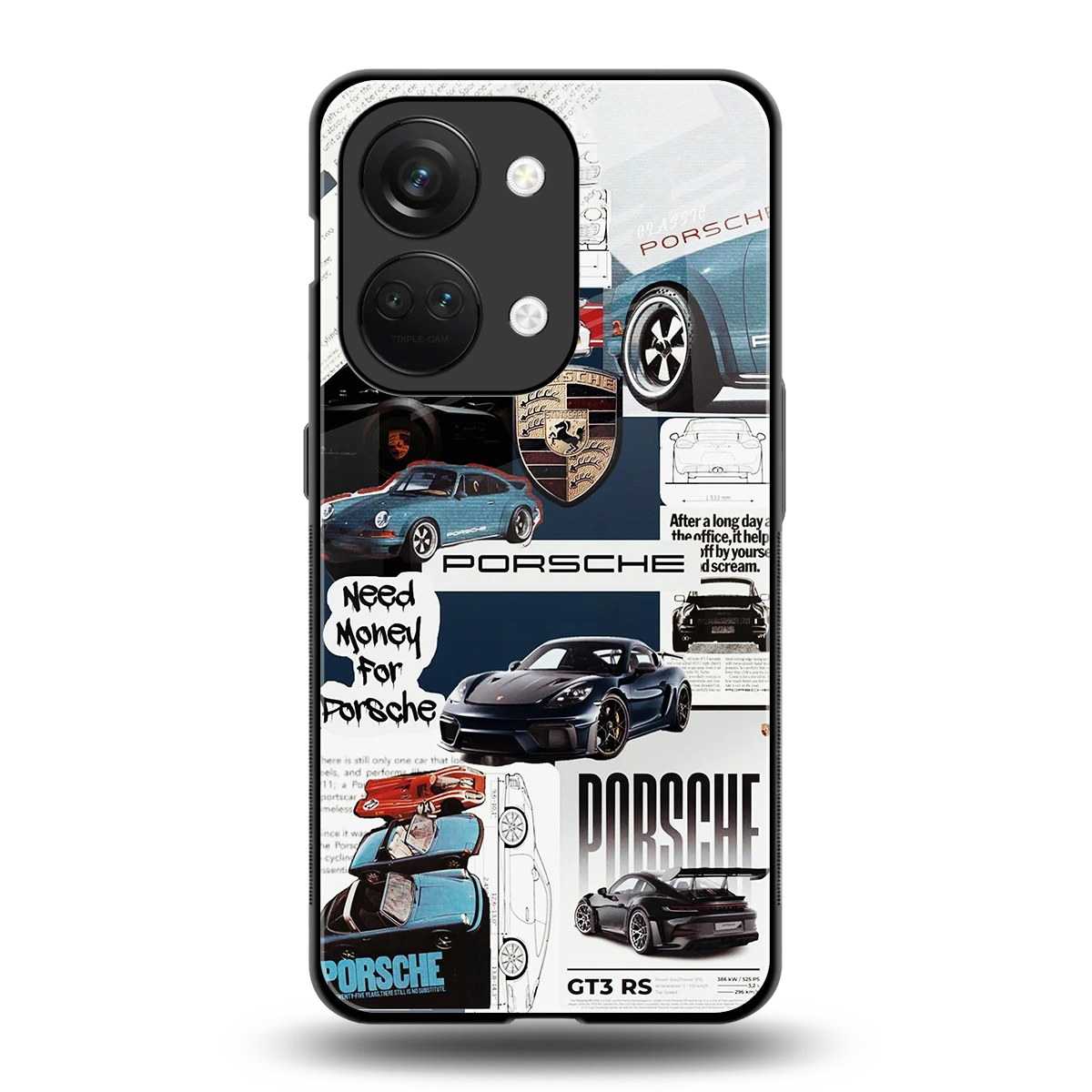 Fund My Ride back phone cover | glass case for oneplus nord 3