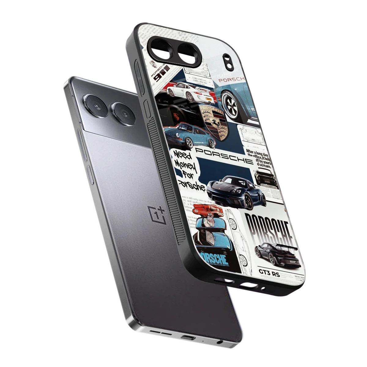 Fund My Ride sleek oneplus nord 4 cover with tempered glass back and TPU edges