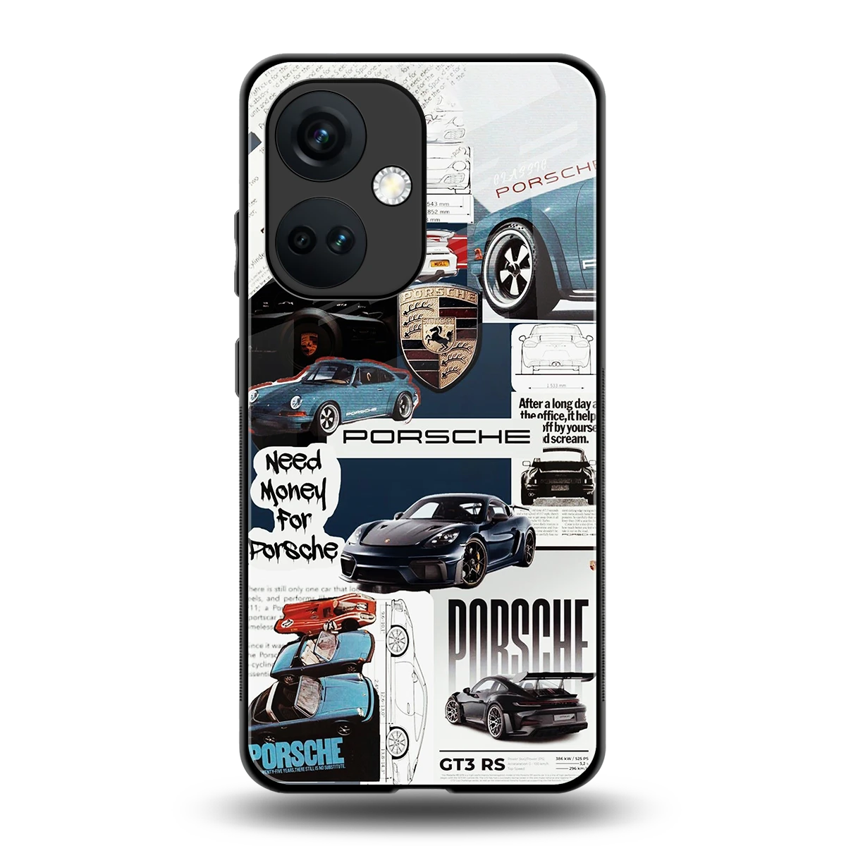 Fund My Ride back phone cover | glass case for oneplus nord ce 3