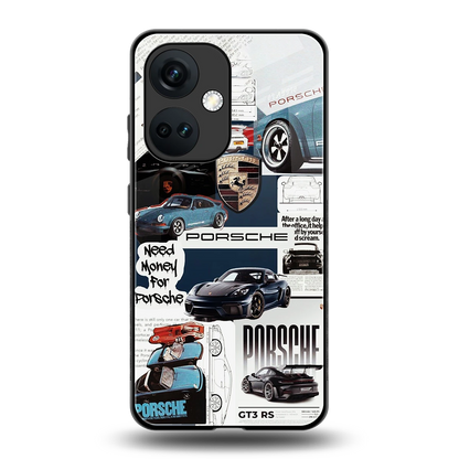 Fund My Ride back phone cover | glass case for oneplus nord ce 3