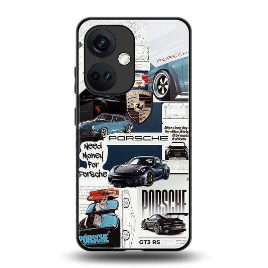 Fund My Ride back phone cover | glass case for oneplus nord ce 3