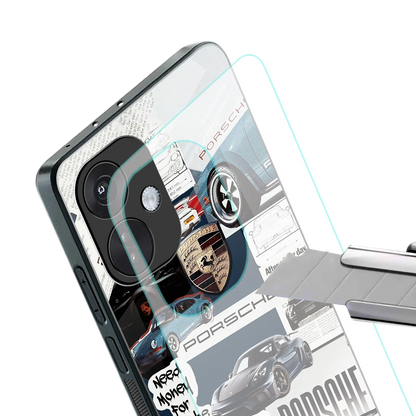 Fund My Ride stylish phone case for oneplus nord ce 3 | glossy glass and slim fit