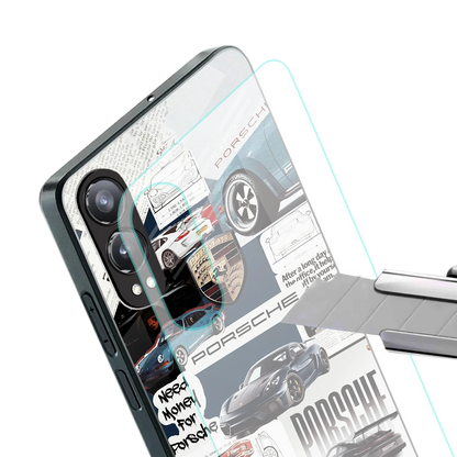 Fund My Ride stylish phone case for oneplus nord ce 4 lite | glossy glass and slim fit