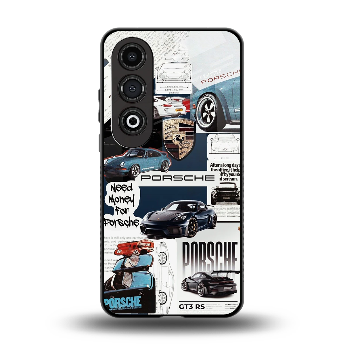 Fund My Ride back phone cover | glass case for oneplus nord ce 4