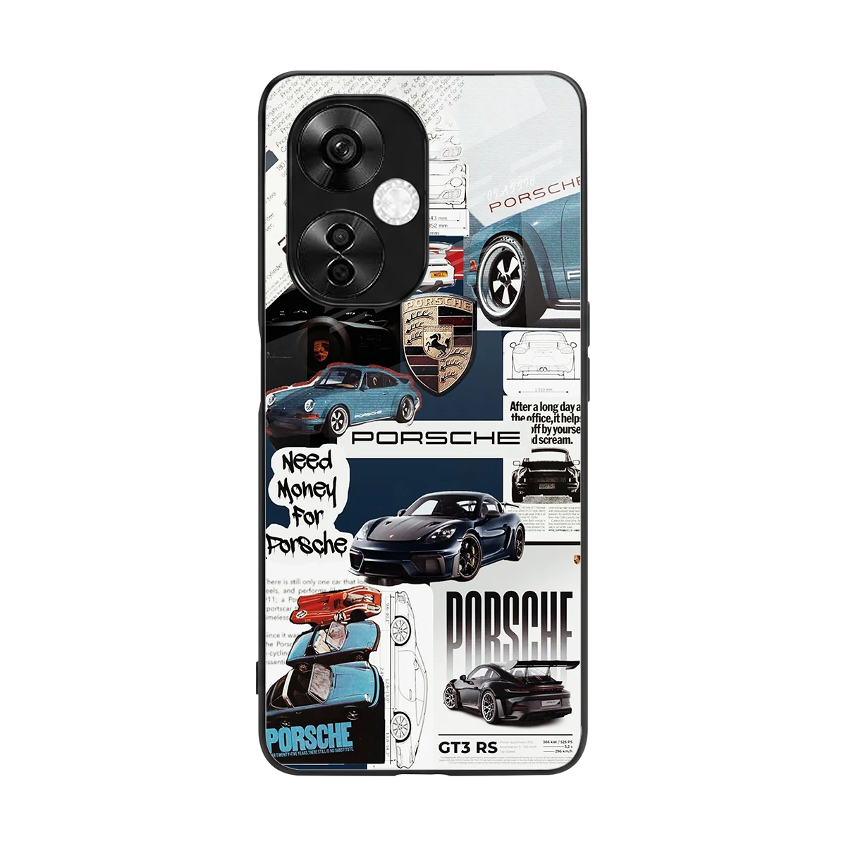 Fund My Ride back phone cover | glass case for oneplus nord ce 3 lite
