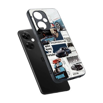 Fund My Ride sleek oneplus nord ce 3 lite cover with tempered glass back and TPU edges
