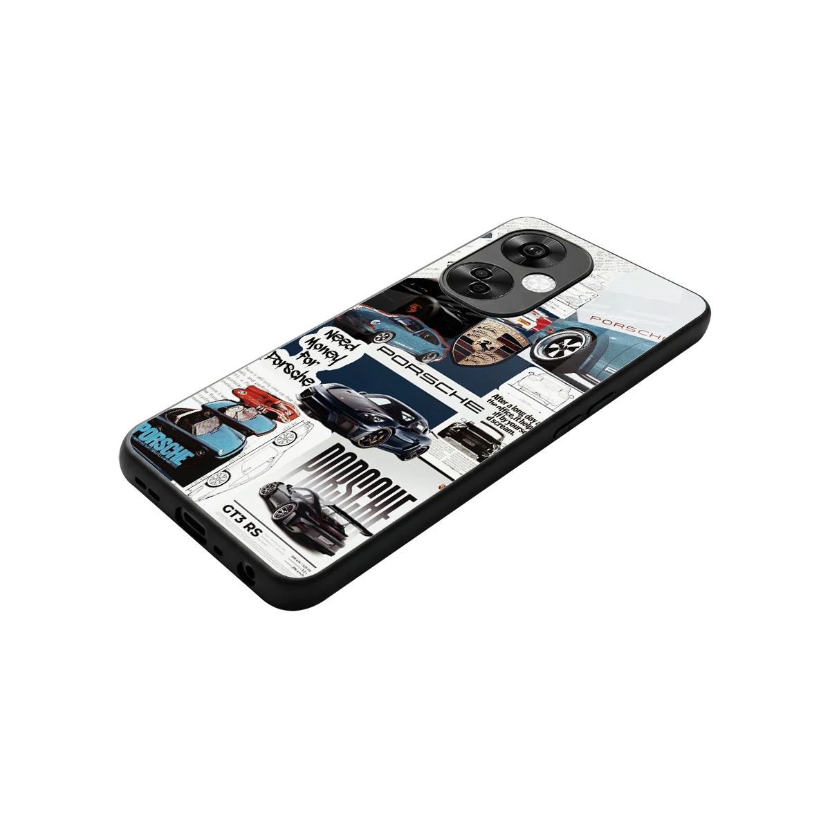 Fund My Ride stylish phone case for oneplus nord ce 3 lite | glossy glass and slim fit