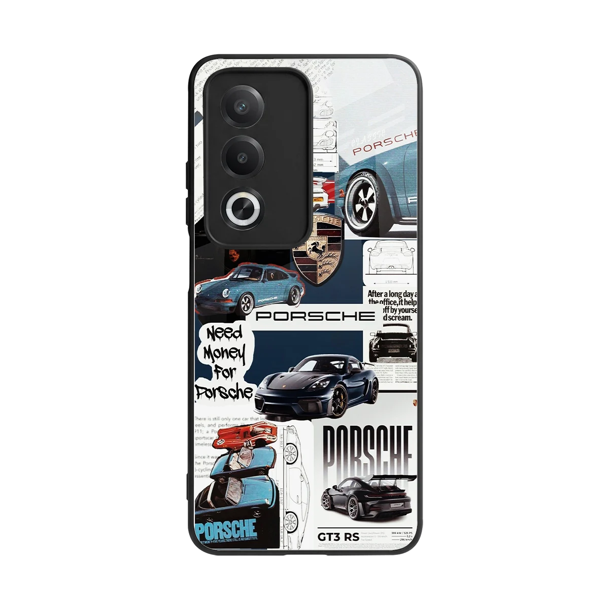 Fund My Ride back phone cover | glass case for oppo a3 pro