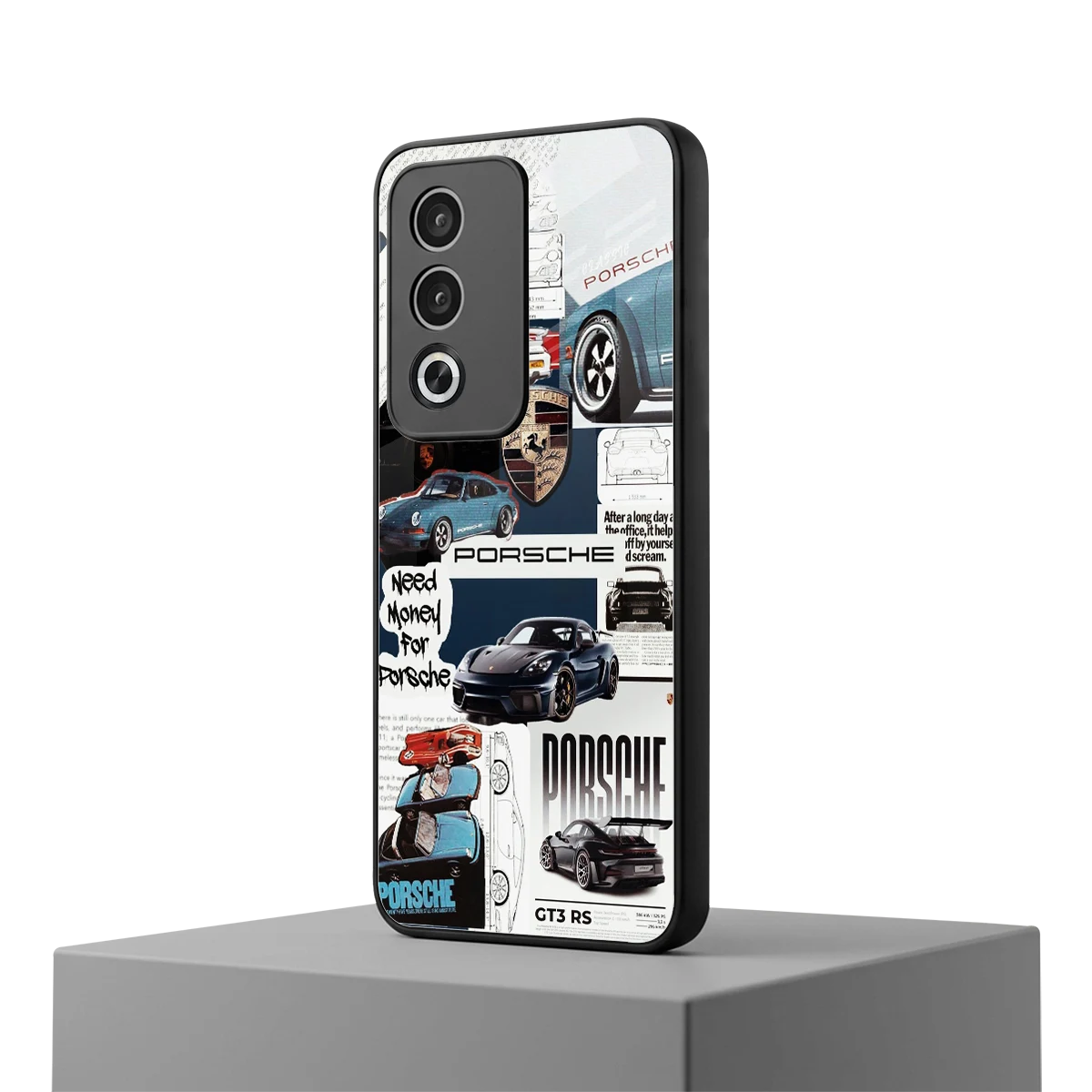 Fund My Ride oppo a3 pro mobile cover | shockproof glass phone case