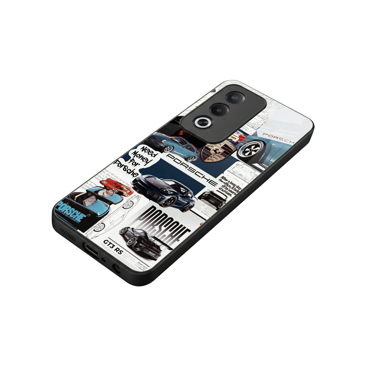 Fund My Ride stylish phone case for oppo a3 pro | glossy glass and slim fit