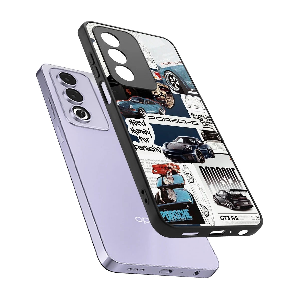 Fund My Ride sleek oppo a3 pro cover with tempered glass back and TPU edges
