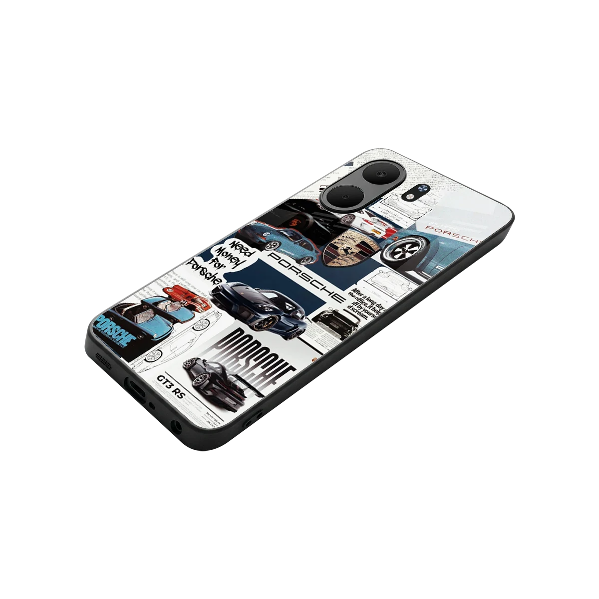 Fund My Ride stylish phone case for oppo a5x 5g | glossy glass and slim fit