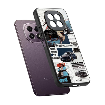 Fund My Ride sleek oppo f29 5g cover with tempered glass back and TPU edges