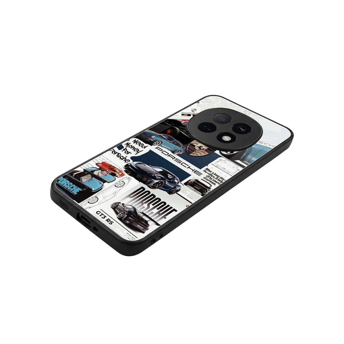Fund My Ride stylish phone case for oppo f29 pro 5g | glossy glass and slim fit