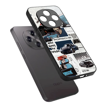 Fund My Ride sleek oppo f31 pro 5g cover with tempered glass back and TPU edges