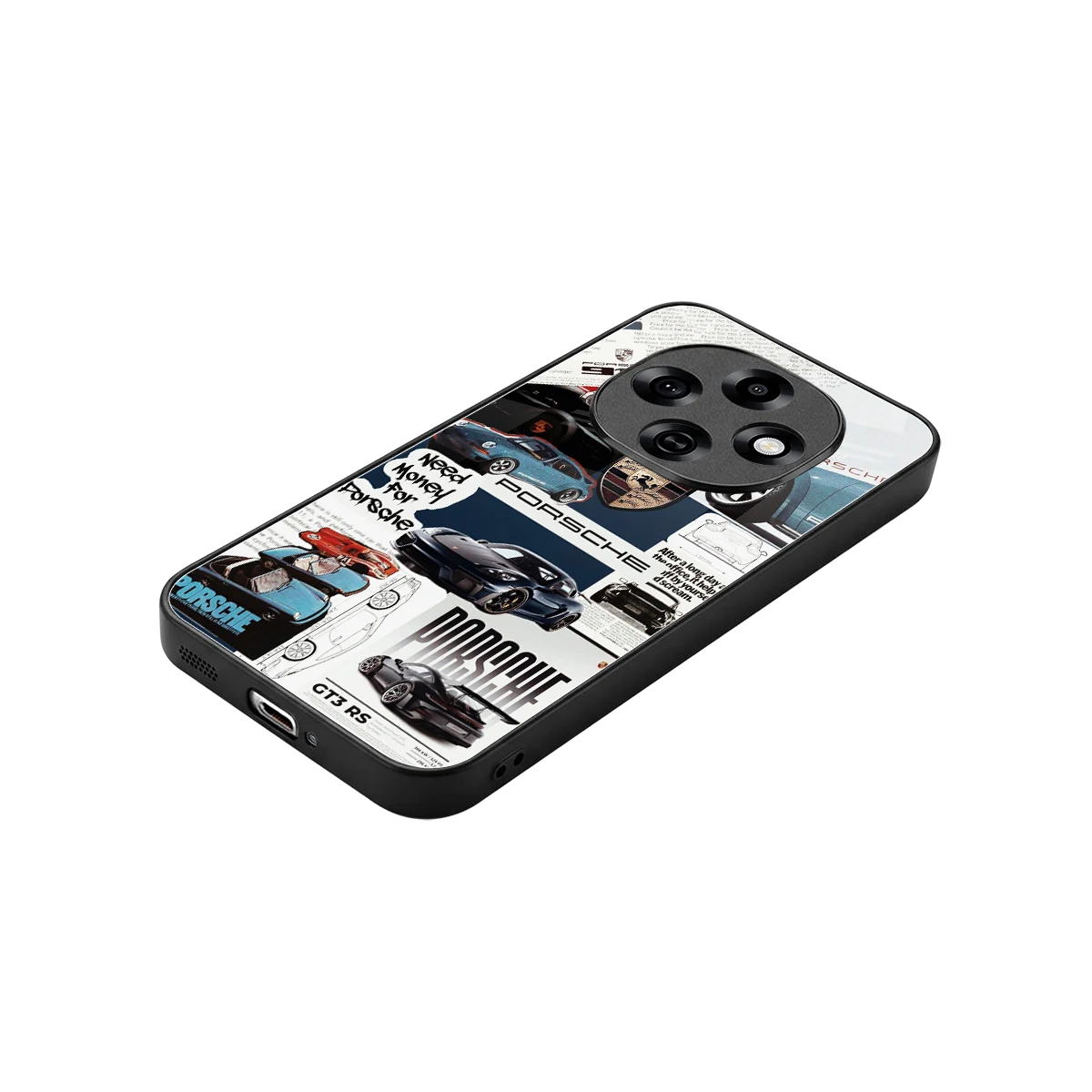 Fund My Ride stylish phone case for oppo f31 pro 5g | glossy glass and slim fit